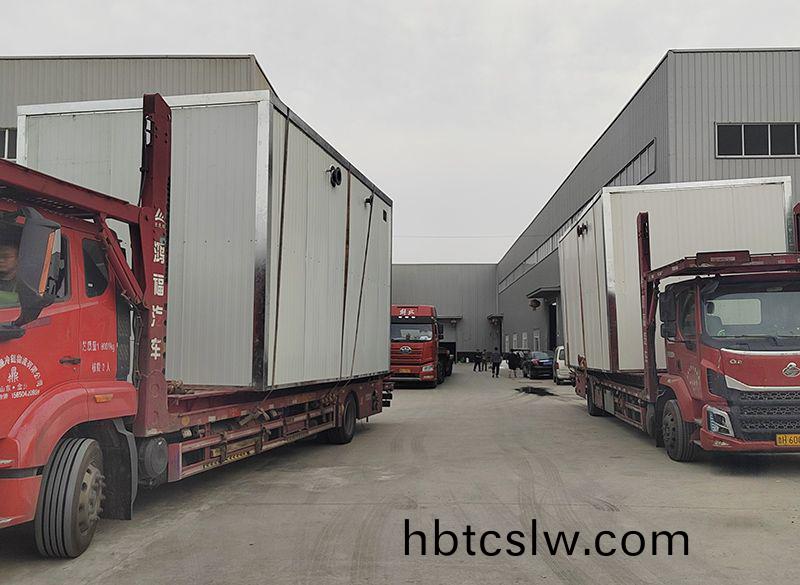 恭(gong)喜我(wo)司北京(jing)項目一體化汚(wu)水(shui)處理設(she)備順利髮(fa)貨(huo)